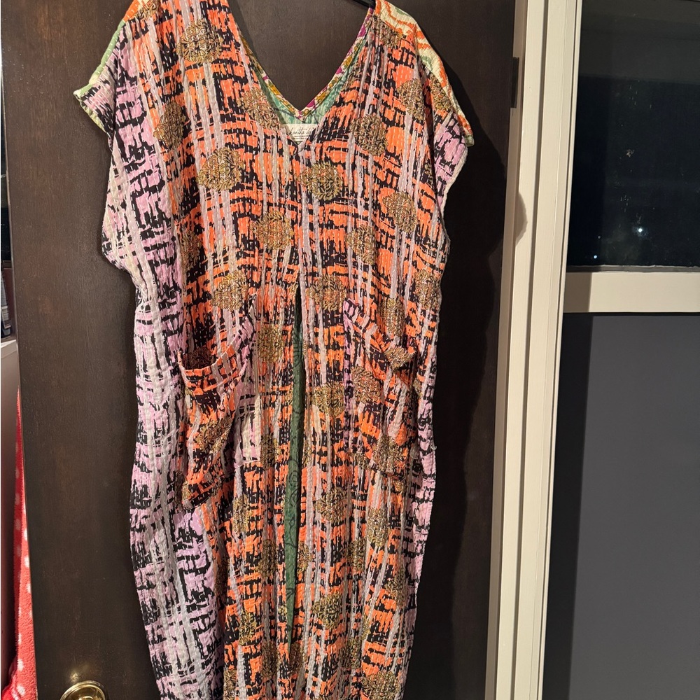 Colorful Abstract Print cover up